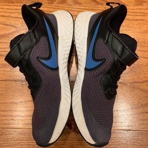 Nike Shoes, Size 2 Youth, Velcro Closure